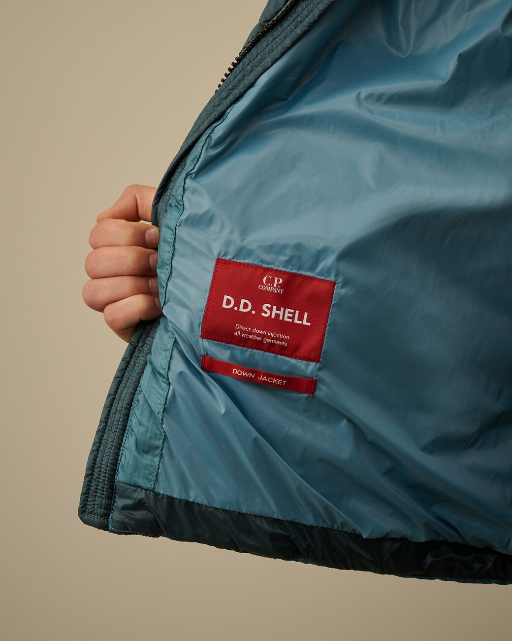C.P Hooded Down Puffer - LIGHT BLUE