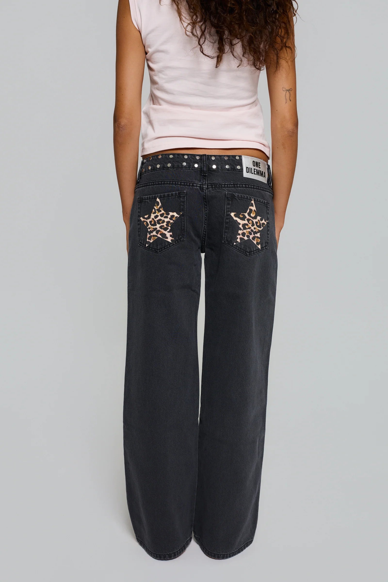 BLACK JEANS SAFARI STAR