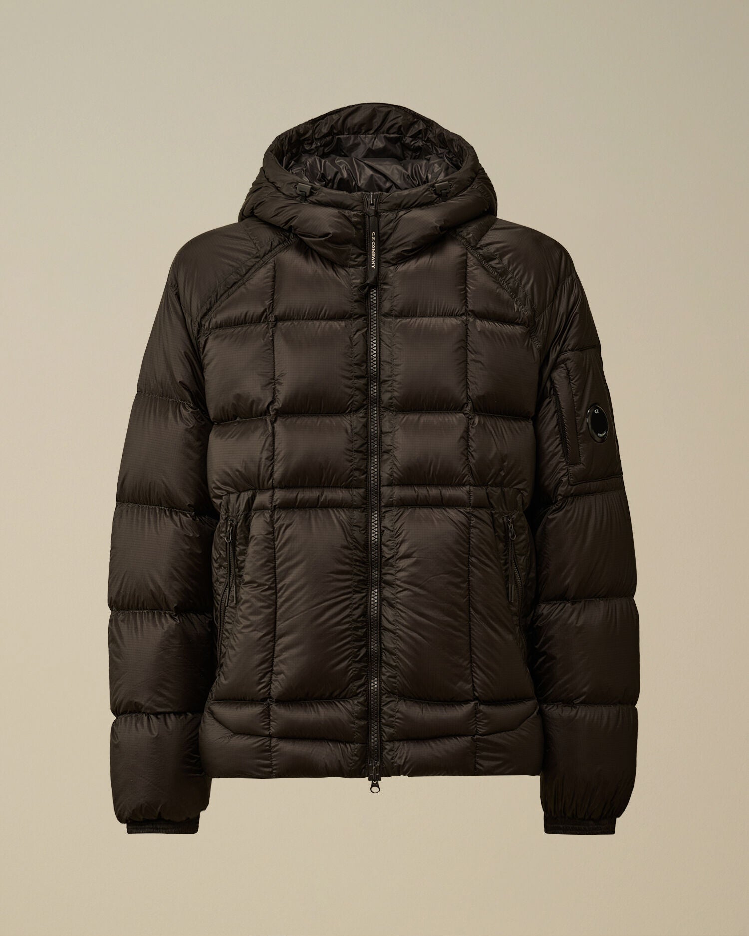 C.P  Hooded Down Puffer -  BLACK