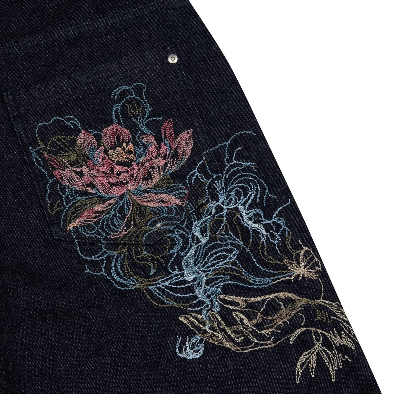 "lotus v2" indigo raw Denim 02