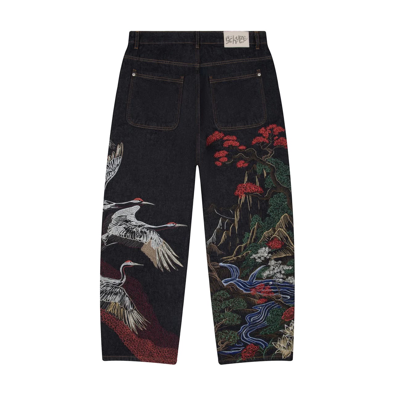 "kyoto" indigo raw Denim