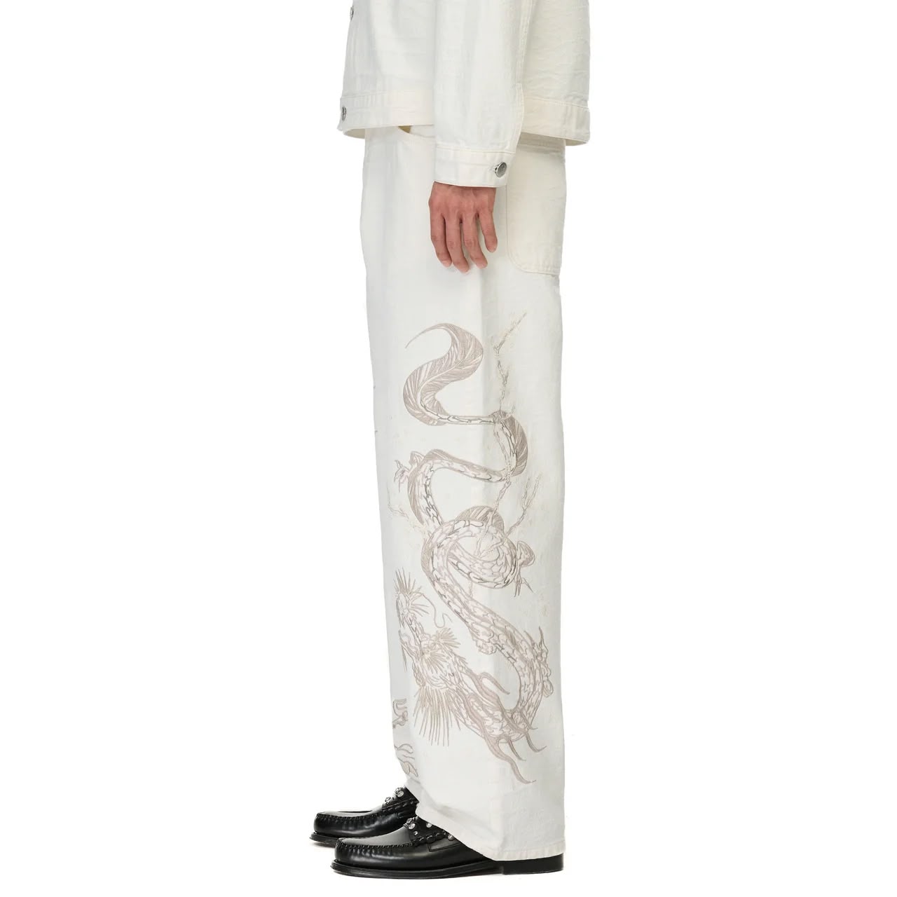 "yakuza" Denim off white