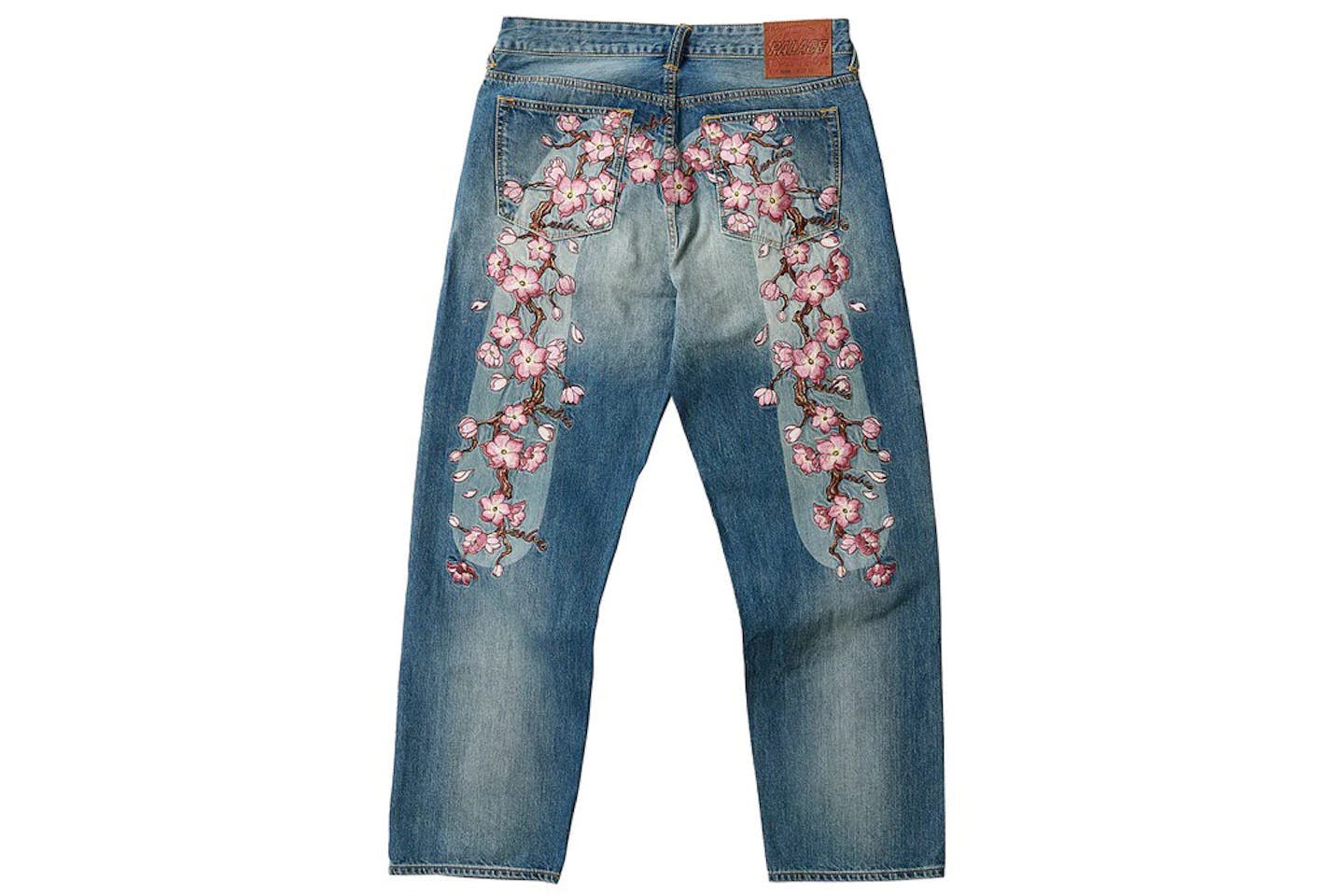 Daicock Flower Baggy-Fit Jeans #2000
