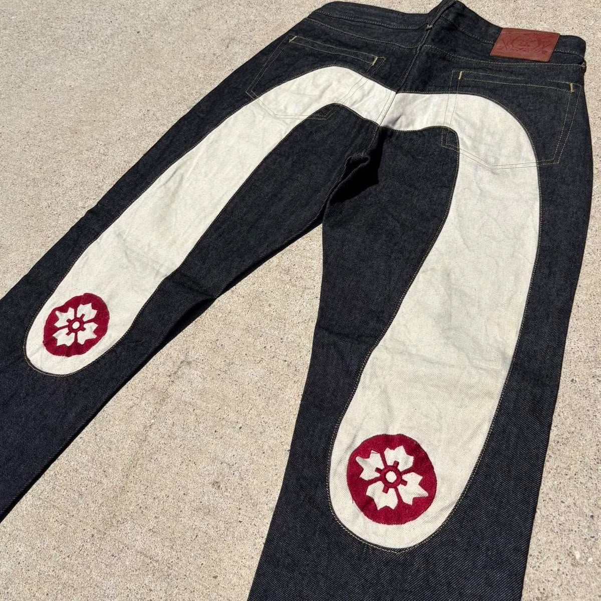 Daicock Print Baggy-Fit Jeans #2000