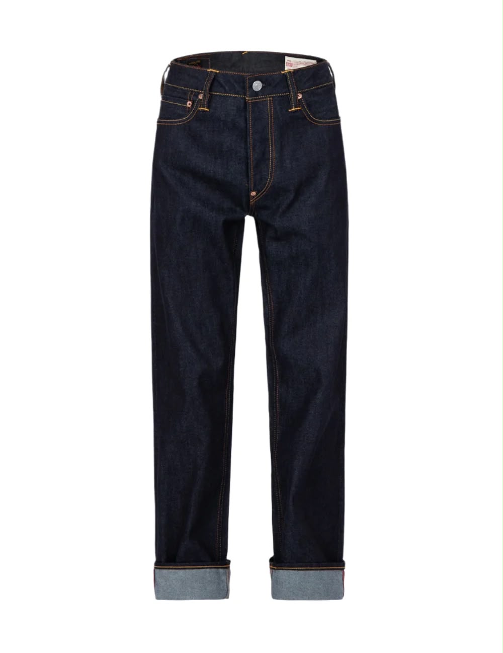 Daicock Yellow Print Baggy-Fit Jeans #2000