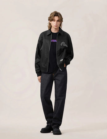 Daicock Print Baggy-Fit Jeans #2000